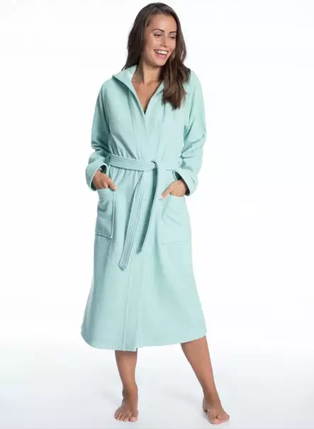 Taubert turkoosi, hupullinen kylpytakki - Kylpytakit - 045070 - 2