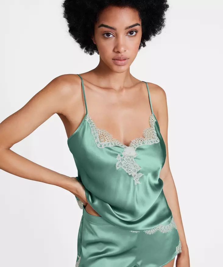 Aubade mintunvärinen silkkitoppi - Yläosat - 044700 - 1