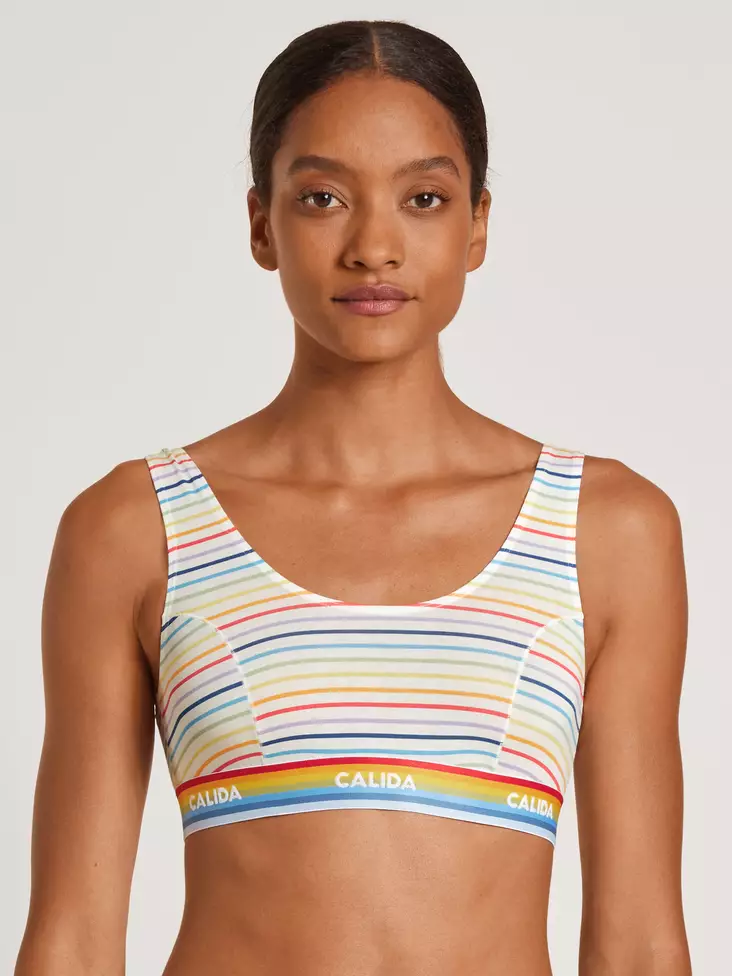 Calida raidallinen liivitoppi - Kaarituettomat rintaliivit - 045920 - 1