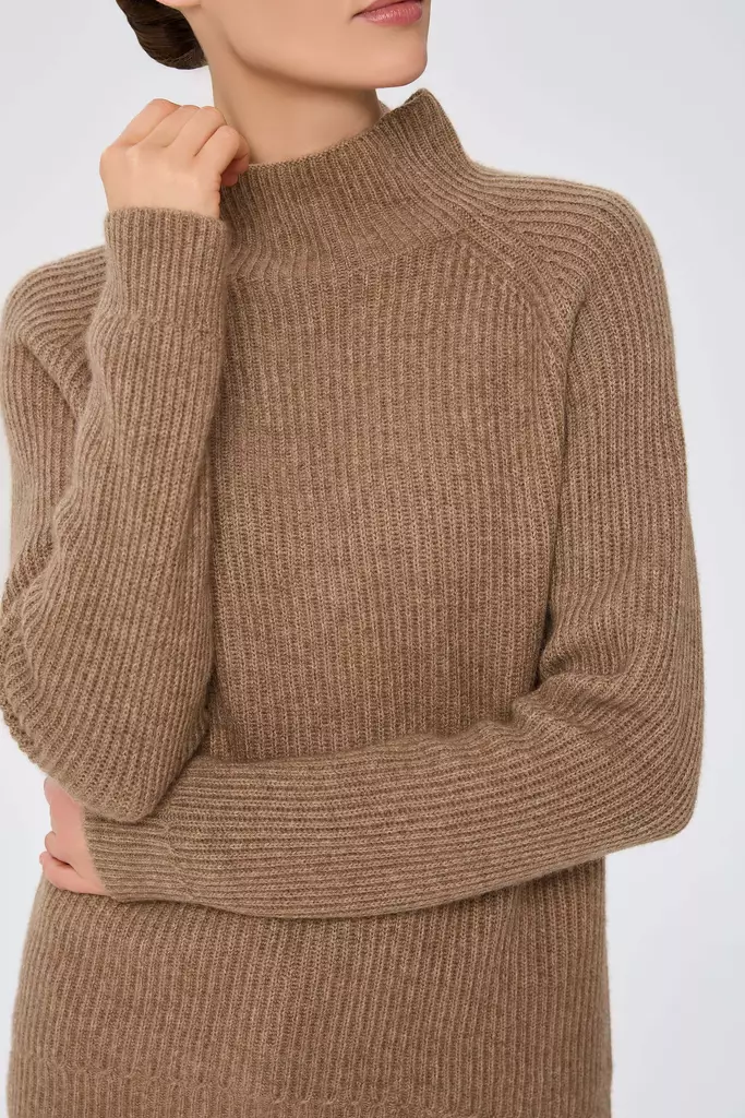 Marc & Andre vaalean ruskea villapaita - Villaiset vaatteet - 047560 - 1