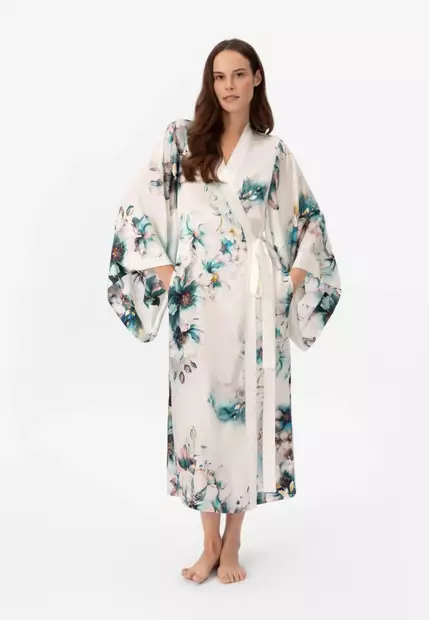 Marc & Andre silkkinen kimono - Aamutakit - 047771 - 1
