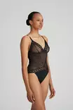 Marie Jo musta, pitsinen body - Bodyt - 046471 - 3