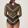 PrimaDonna musta-kultainen body - Bodyt - 046261 - 3