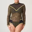 PrimaDonna musta-kultainen body - Bodyt - 046261 - 2