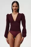 Undress Code viininpunainen body - Bodyt - 047981 - 1