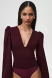 Undress Code viininpunainen body - Bodyt - 047981 - 2