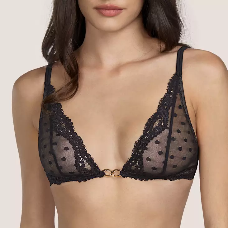 Andres Sarda mustat kevyet rintaliivit - Bralette - 046461 - 1