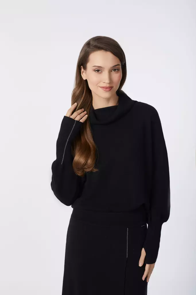 Marc & Andre musta villapaita - Villaiset vaatteet - 047561 - 1