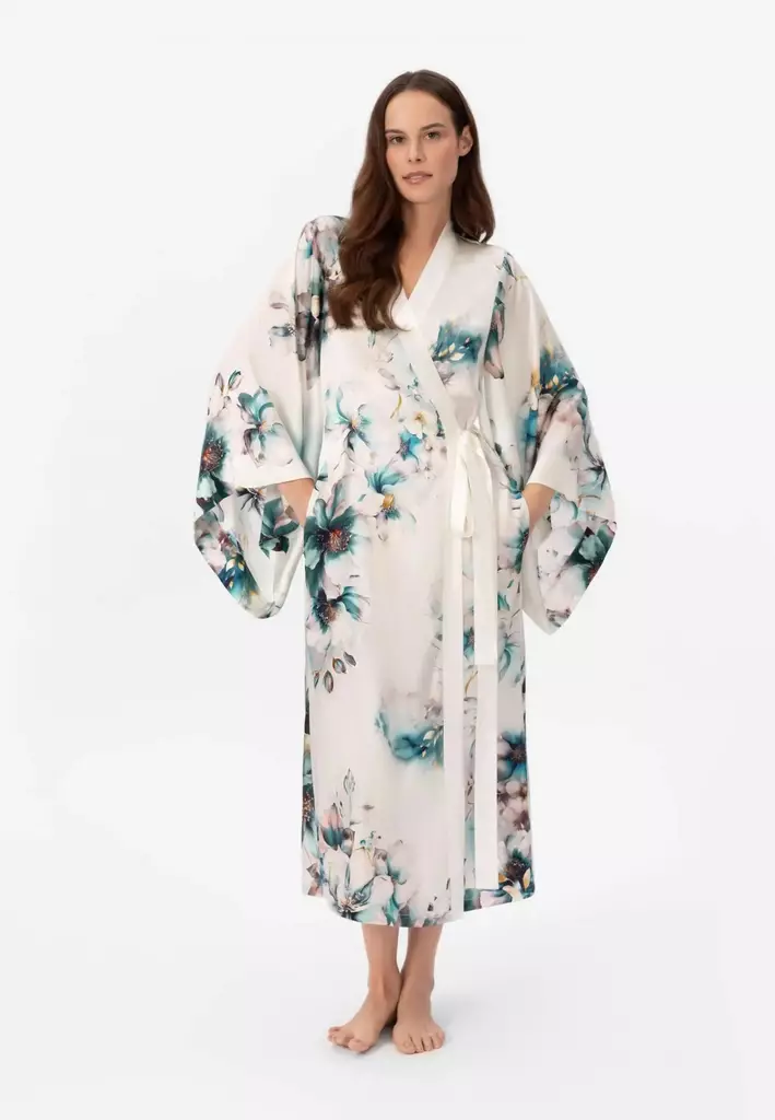 Marc & Andre silkkinen kimono - Aamutakit - 047771 - 1