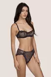 Andres Sarda mustat, pitsiset housut - Tai-alushousut - 046462 - 3