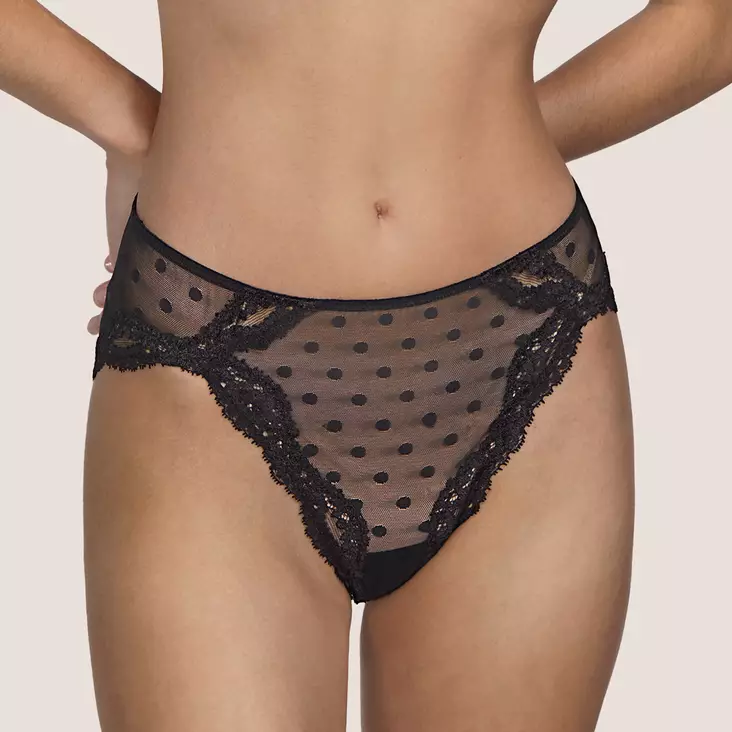 Andres Sarda mustat, pitsiset housut - Tai-alushousut - 046462 - 1