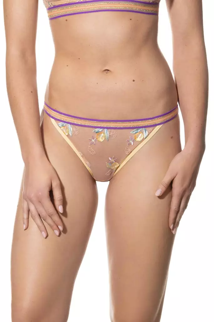 Mey keltaiset, pitsiset alushousut - Tai-alushousut - 046492 - 1