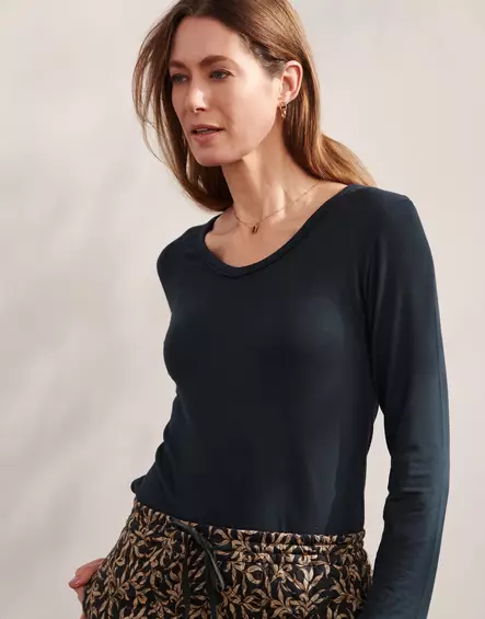 Essenza tummansininen paita - Yläosat - 045263 - 1