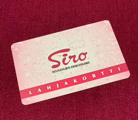Lahjakortti myymälään 55 euroa - Lahjakortit - 043243 - 1