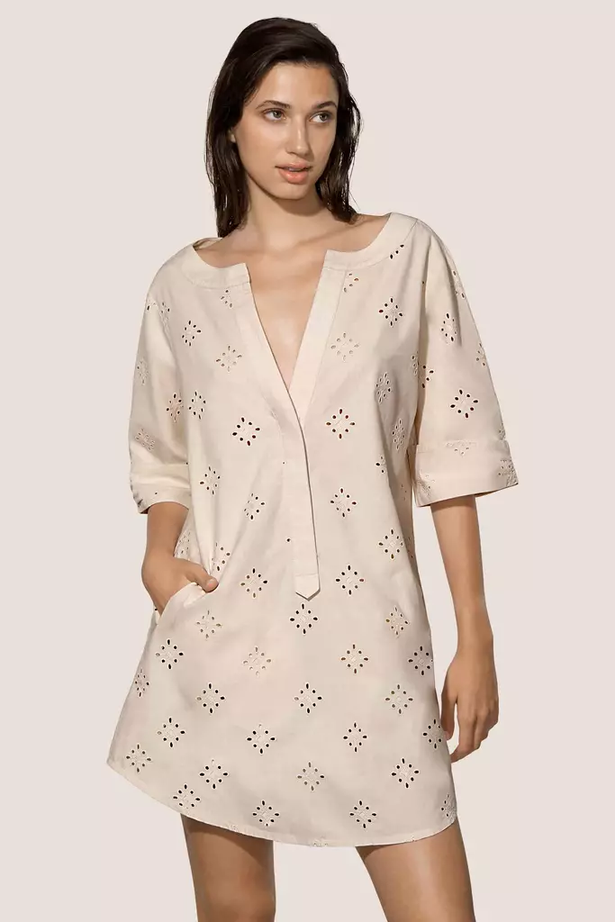 Andres Sarda vaalea rantatunika - Ranta-asut - 045753 - 1