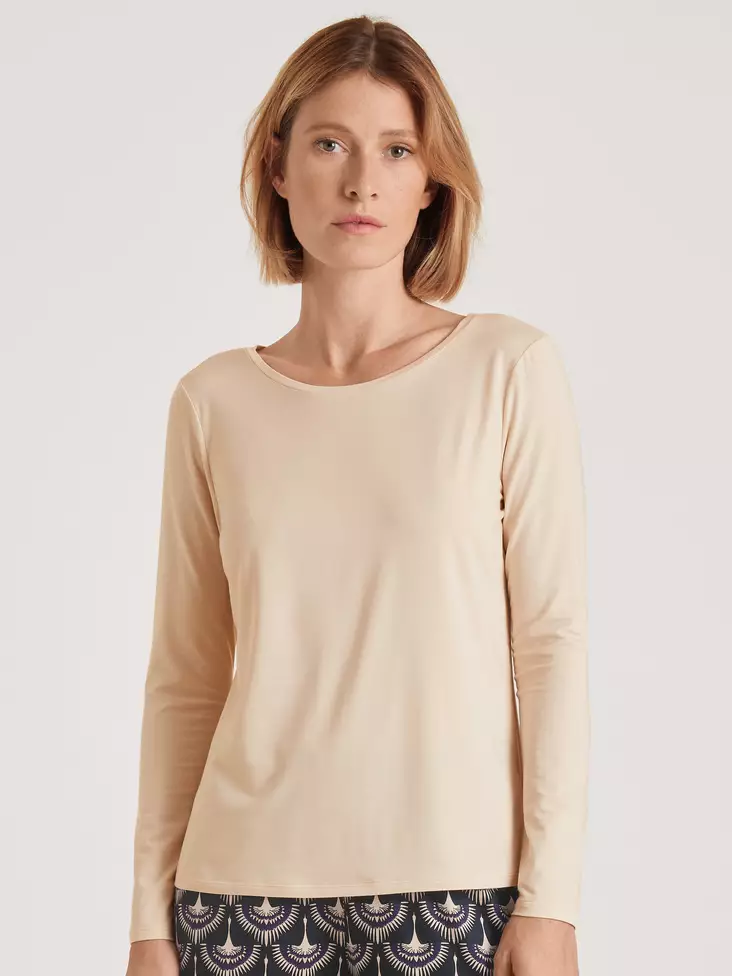 Calida vaalea pitkähihainen paita - Yläosat - 046233 - 1