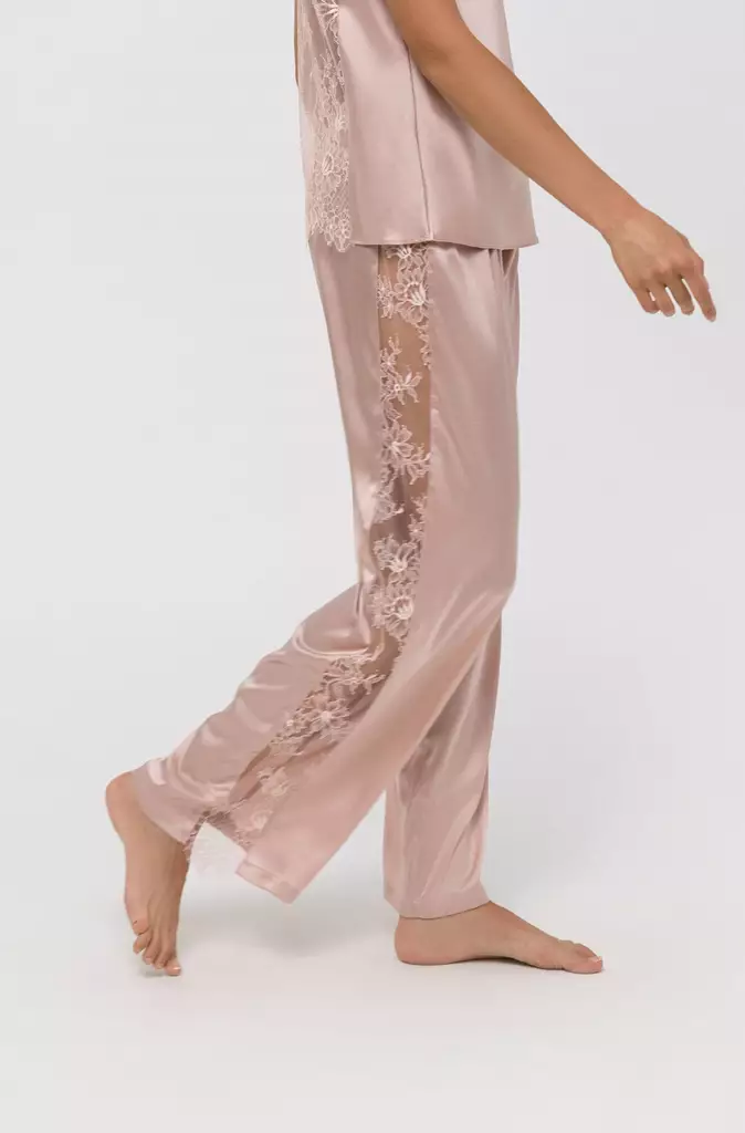 Marc & Andre silkkiset yöhousut - Alaosat - 047363 - 1