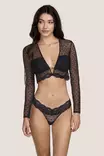 Andres Sarda musta, pitsinen bolero - Yläosat - 046464 - 2