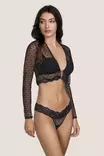Andres Sarda musta, pitsinen bolero - Yläosat - 046464 - 3