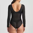 Marie Jo musta, pitkähihainen body - Bodyt - 045254 - 3