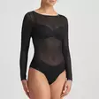 Marie Jo musta, pitkähihainen body - Bodyt - 045254 - 2