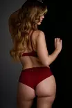 Marlies Dekkers viininpunaiset housut - Brazilian-alushousut - 048014 - 2