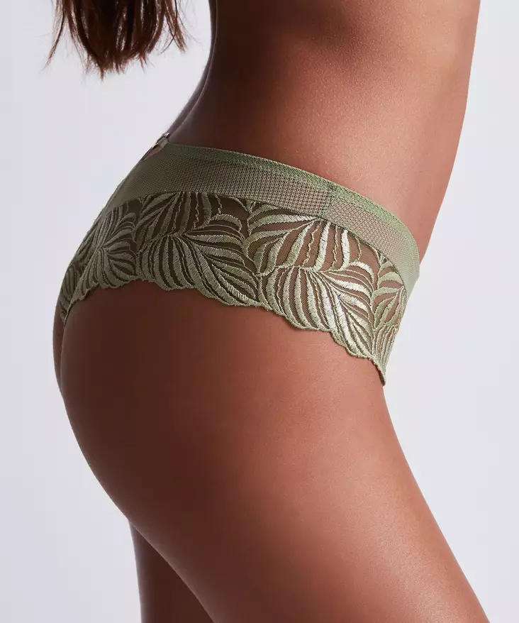 Aubade vihreät, pitsiset hipsterit - Hipsteri-alushousut - 045694 - 1