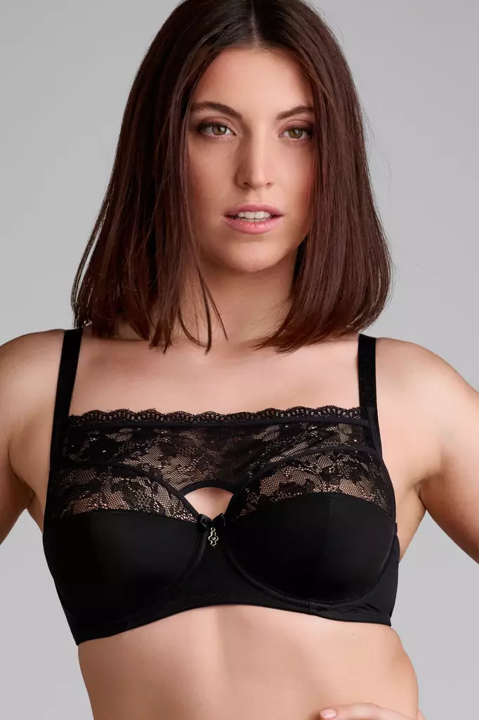 Marlies Dekkers mustat liivit pitsillä - Balconette rintaliivit - 046094 - 1