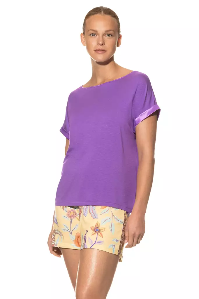 Mey violetti, väljän mallinen t-paita - Yläosat - 046494 - 1