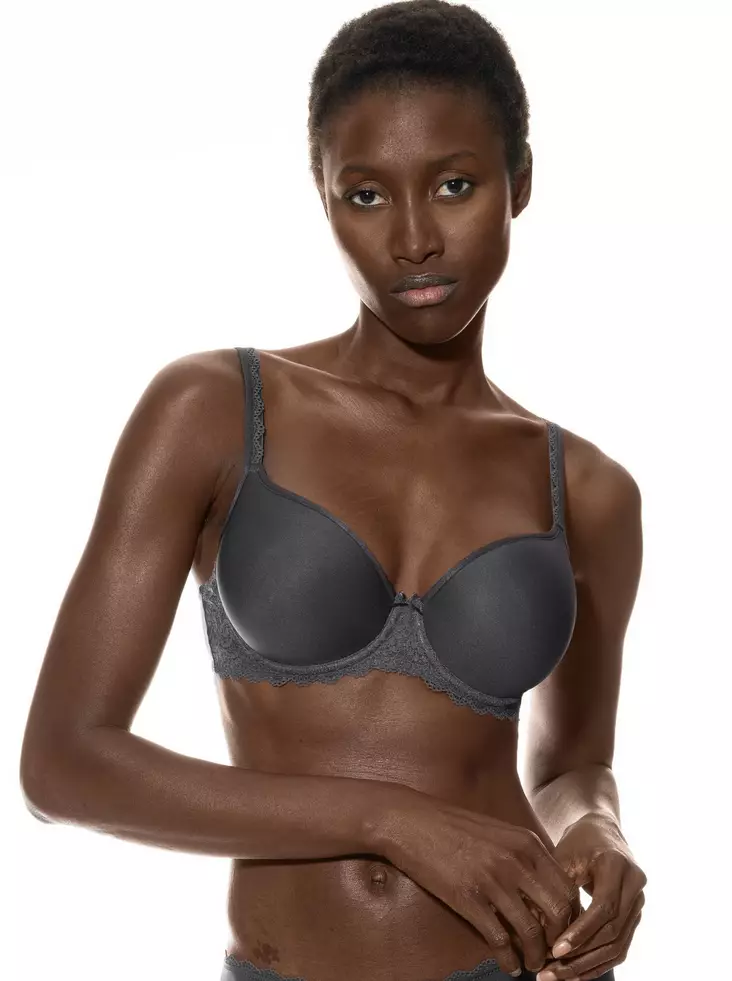 Mey tummanharmaat t-paitaliivit - Balconette rintaliivit - 047094 - 1