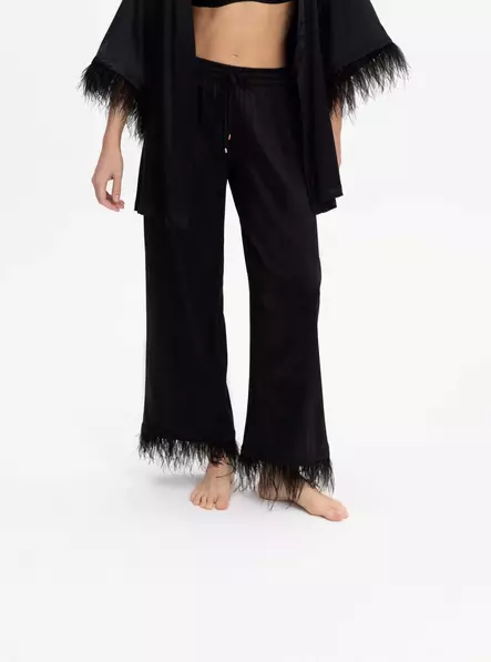 Marc & Andre silkkiset yöhousut - Alaosat - 047455 - 1