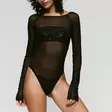 Sarda pitkähihainen mesh-body - Bodyt - 047635 - 2