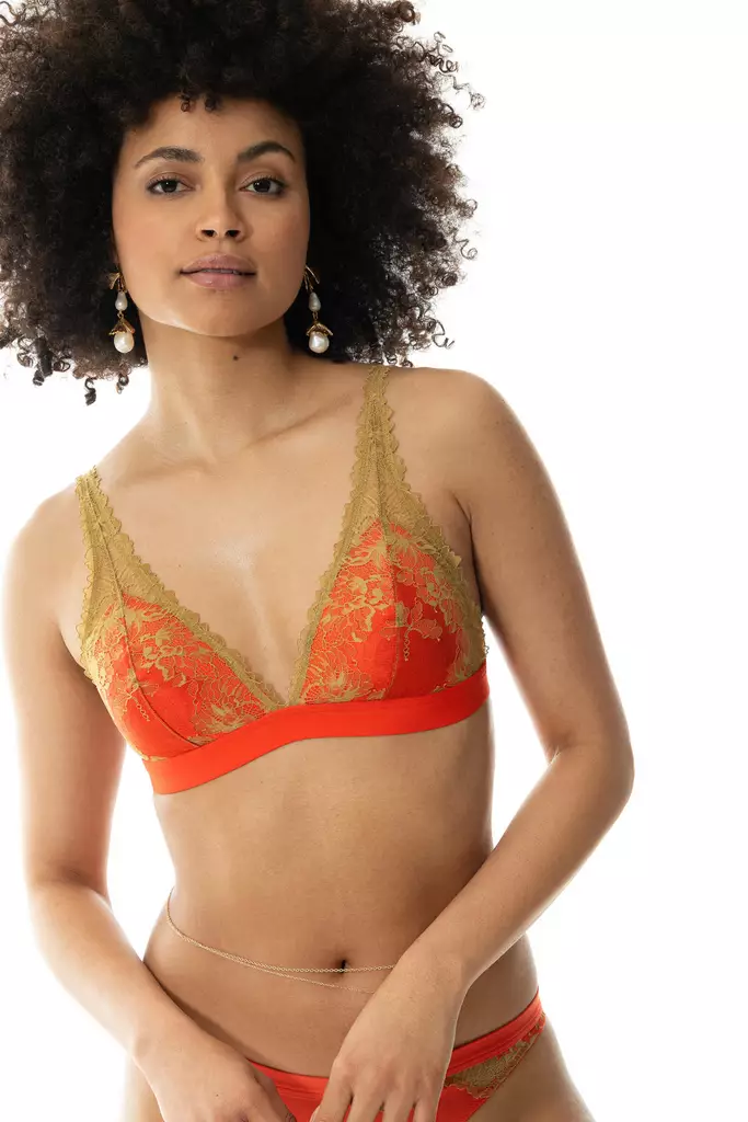 Mey oranssi, kaareton bralette - Kaarituettomat rintaliivit - 045995 - 1