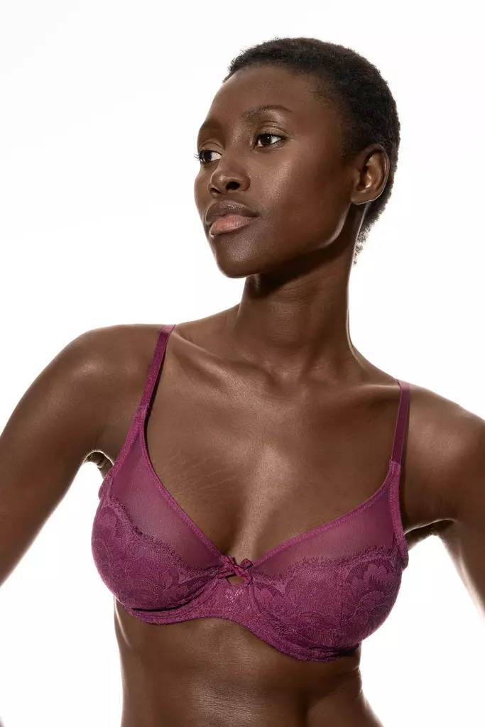 Mey viininpunaiset pitsiliivit - Kaarituelliset rintaliivit - 047106 - 1