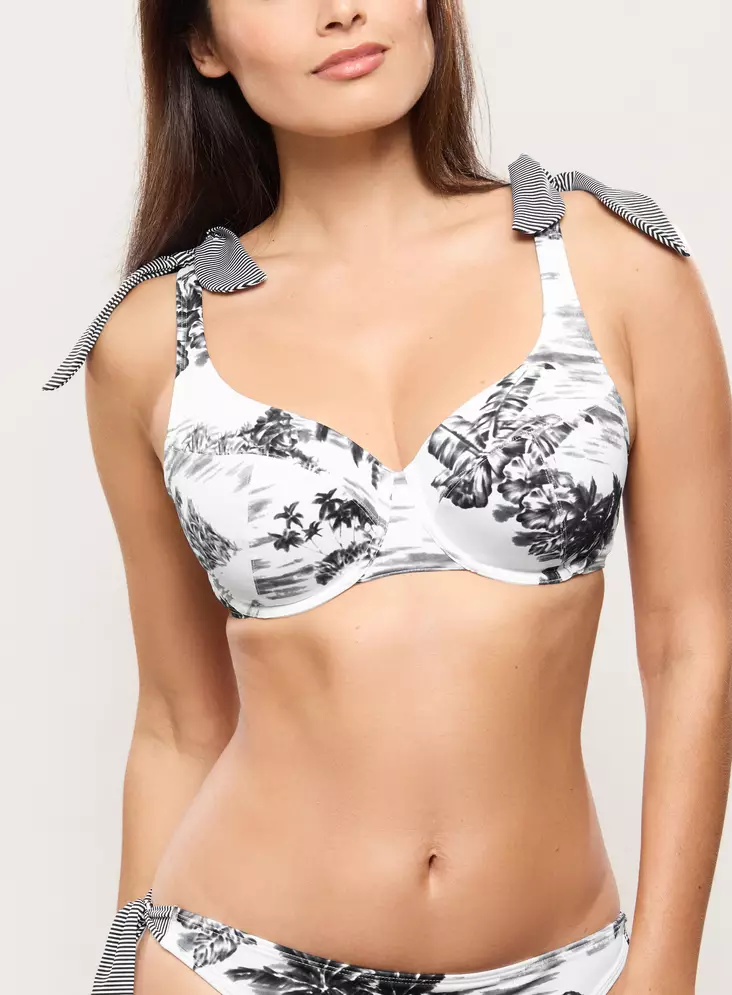 Empreinte mustavalkoiset bikiniliivit - Bikinien yläosat - 047386 - 1