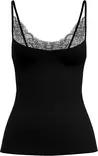 Calida musta toppi pitsillä - Aluspaidat - 047517 - 4
