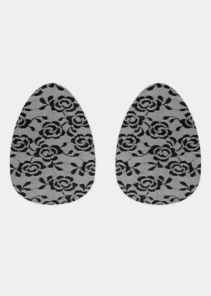 Magic mustat, pitsiset rintateipit - Rintateipit ja silikoniliivit - 046707 - 1