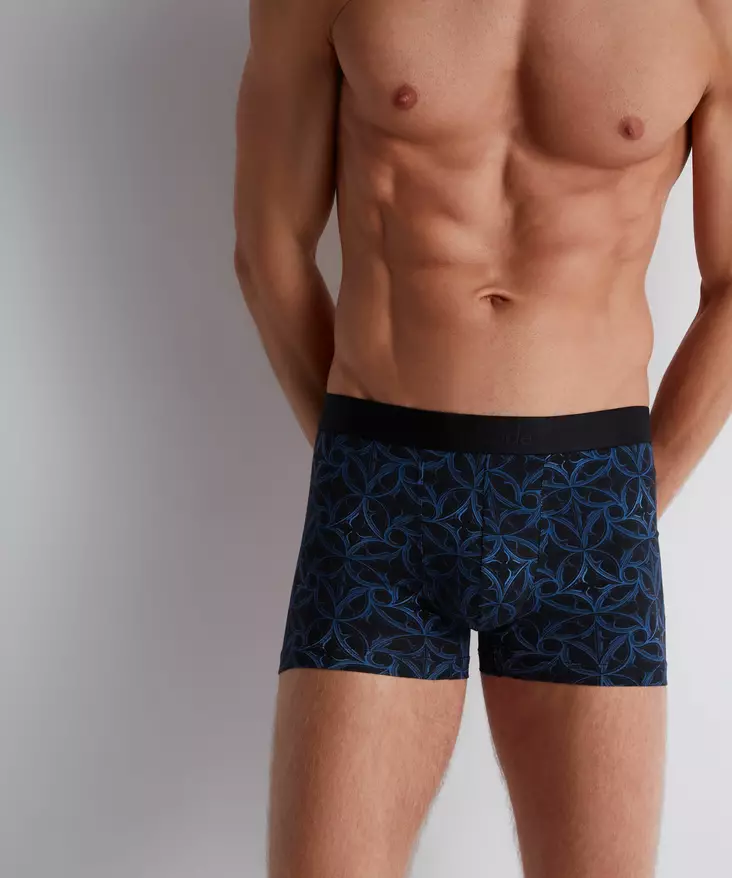 Aubade miesten sinikuvioiset bokserit - Miesten alushousut - 046757 - 1