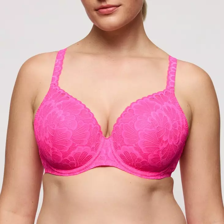 PrimaDonna pinkit liivit pitsillä - Kokokuppiset rintaliivit - 047788 - 1