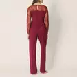 Marie Jo viininpunainen pyjama - Pyjamat - 043329 - 4