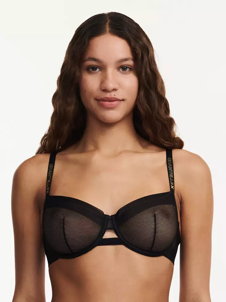 Chantelle X mustat balconetteliivit - Balconette rintaliivit - 045839 - 1