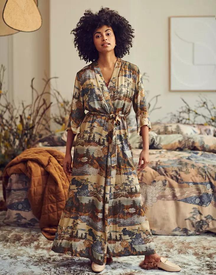 Essenza kuviollinen aamutakki - Aamutakit - 044389 - 1