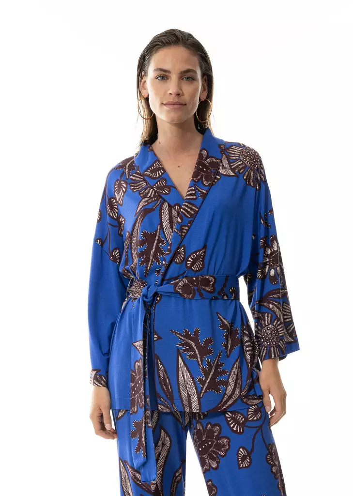 Mey lyhyt, sininen kotitakki - Yläosat - 046159 - 1