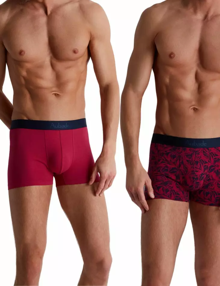 Aubade miesten pinkit bokserit - 2 pack - Miesten alushousut - 046759 - 1